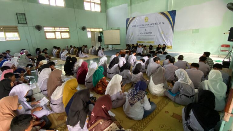 KEGIATAN MOTIVASI ASPD 2025 UNTUK KELAS 9 SMPN 3 NGAGLIK  FUN GAME, MOTIVASI, DAN DOA BERSAMA